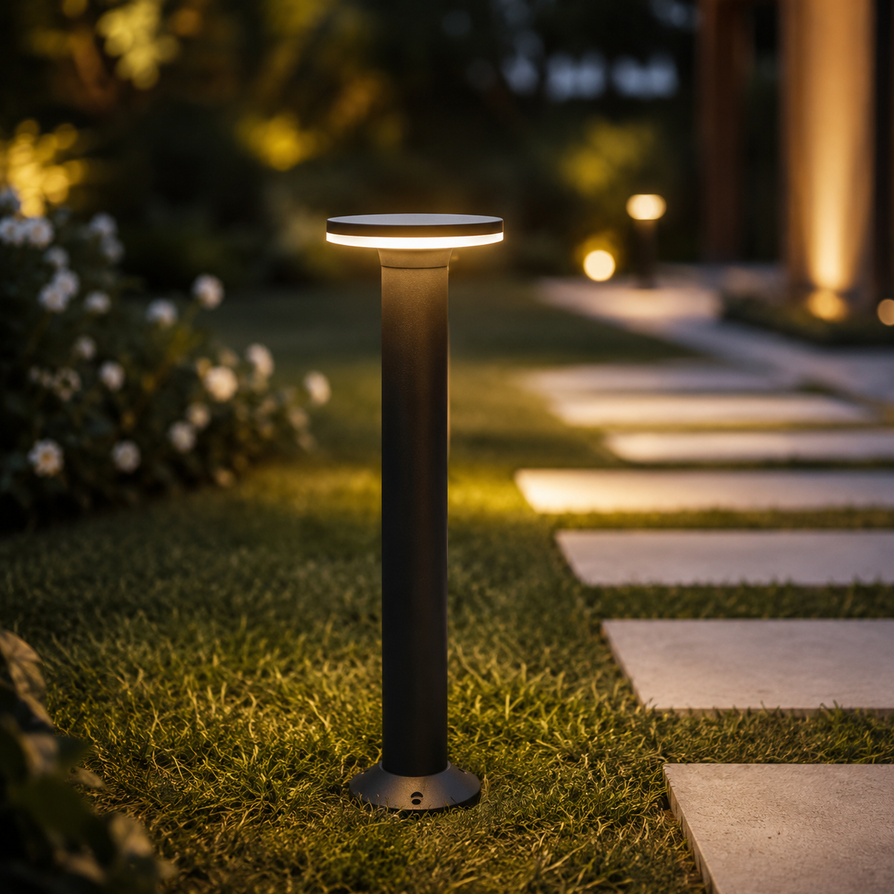 Stalp Ornamental cu LED De Gradina 12W, 3000k