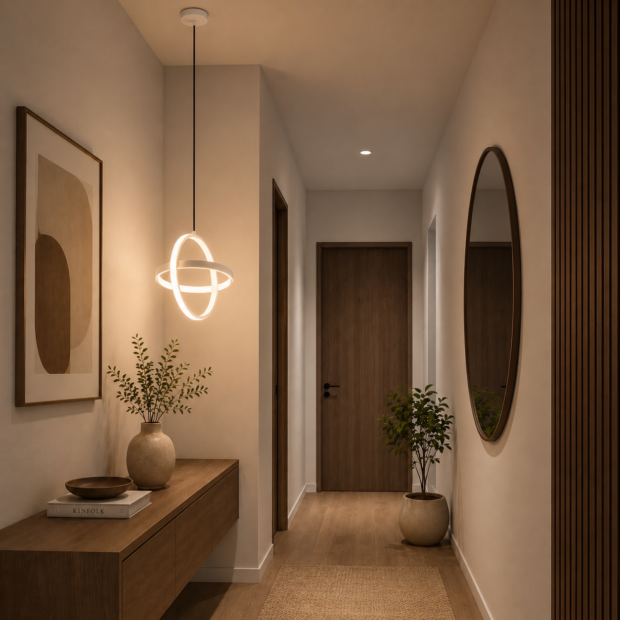 Lustra LED Suspendata, 3 Tipuri Iluminat 23W