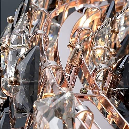 Candelabru Cristal Luxury Gold pentru Living Modern – Design Elegant LED
