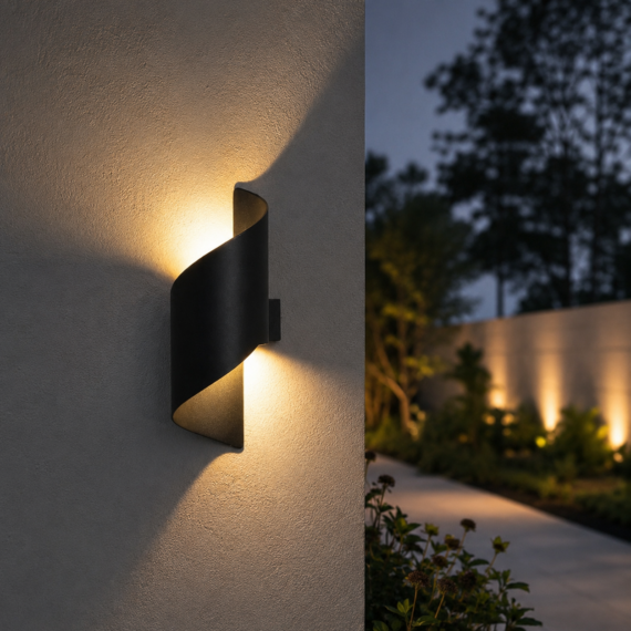 APLICA CU LED DE EXTERIOR GRI IP65 10W