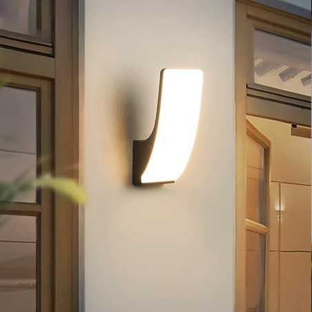 Aplica LED , 15W, Negru, lumina calda 26,5x10cm