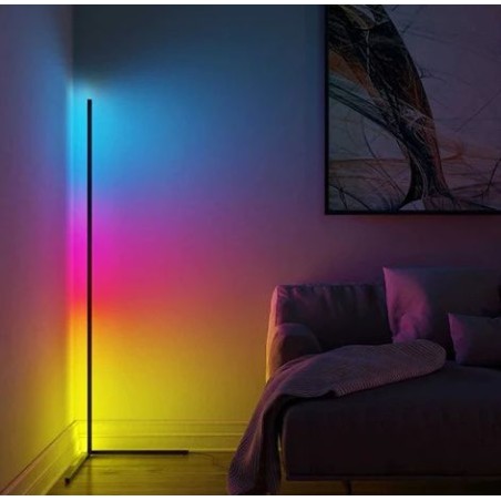 Lampadar, LED RGB,joc de lumini si sincronizare dupa voce sau muzica, telecomanda, lumina ambientala,148CM
