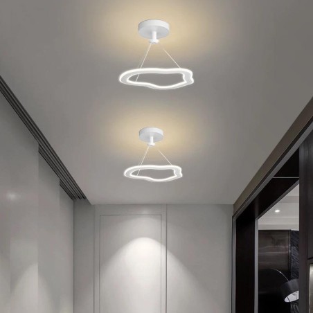 Lustra LED 27W Negru Cu 3 Functii Lumina Rece/Calda/Neutra