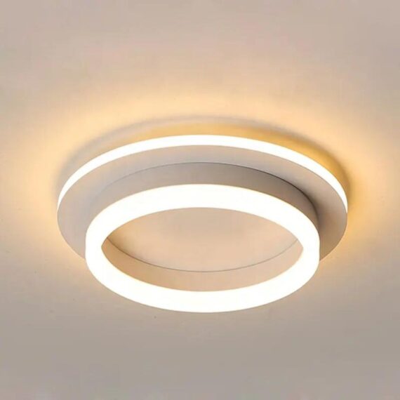 Plafoniera LED rotundă albă 30W, 3 tipuri iluminat M1023