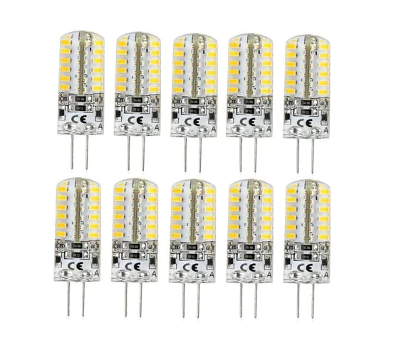 Set 10 X Becuri LED, G4, Lumina Rece, 6000K, 5W, 12V