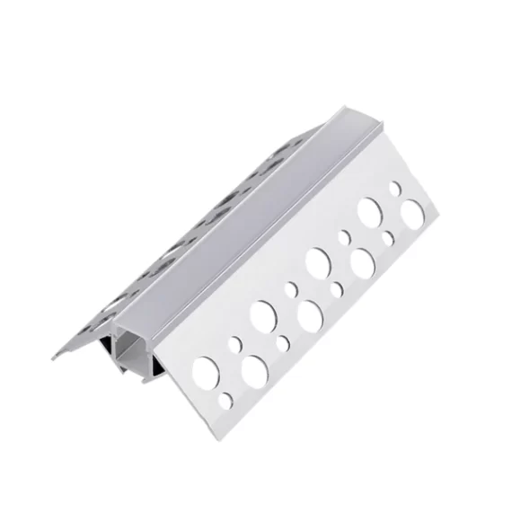 Profil LED Incastrat, Colt Exterior, Lungime 2m, Aluminiu