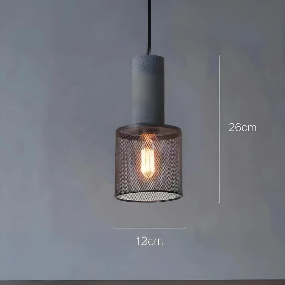 Pendul, Model 4856-1, 1 X E27, Cu Abajur, Inaltime Reglabila, Negru