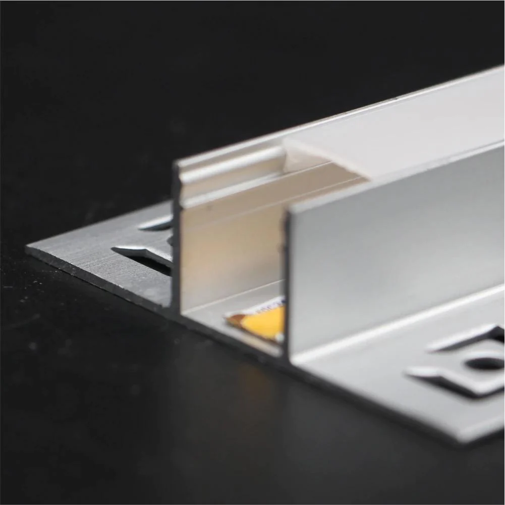 Profil LED din aluminiu Incastrat, Sub Tencuiala, Lungime 2m