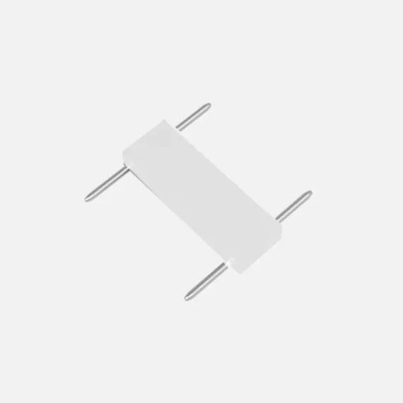 Conector Linie Sina Magnetica Aplicata Slim, Alb