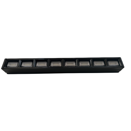 Lampa Tip Neon cu LED 30cm 15W Negru Lumina rece