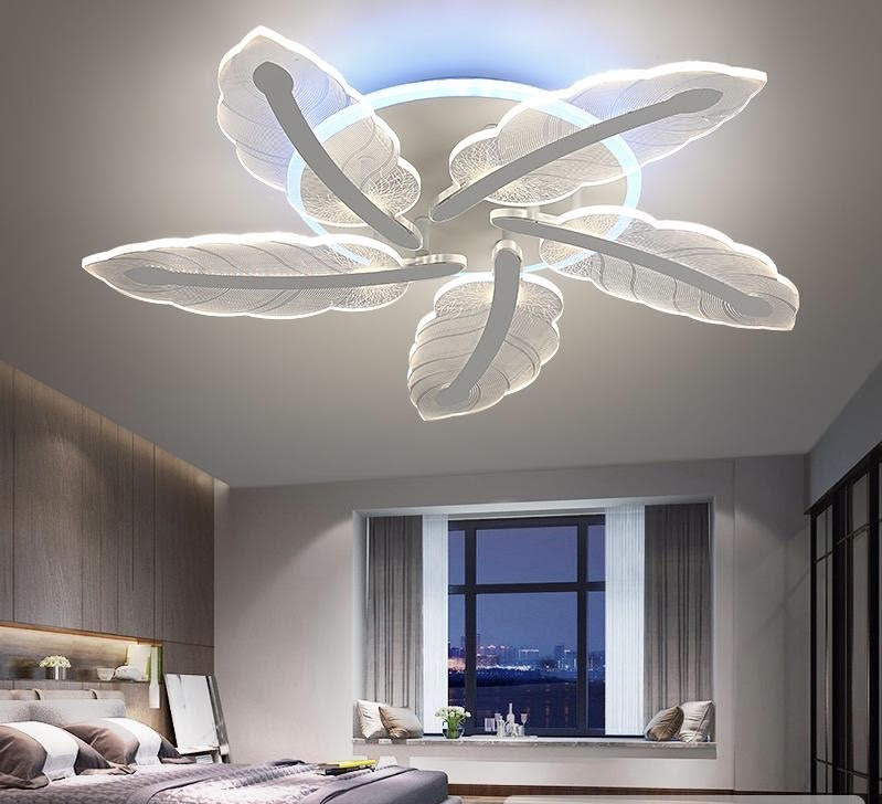 Lustra LED cu Telecomanda 96W lumina/rece/calda/neutra intensitate reglabila