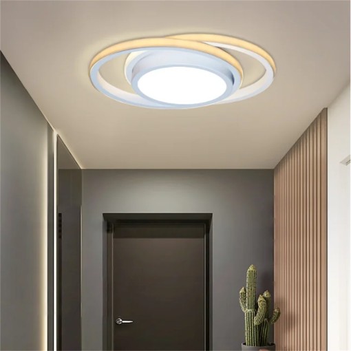 Lustra LED cu 3 functii lumina/rece/calda/neutra M 1027 RD WT