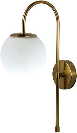 Aplice De Perete Glob E27 Auriu Pentru Interior Modern Creativ