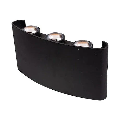 Aplica LED 6W Exterior Neagra 2056-3