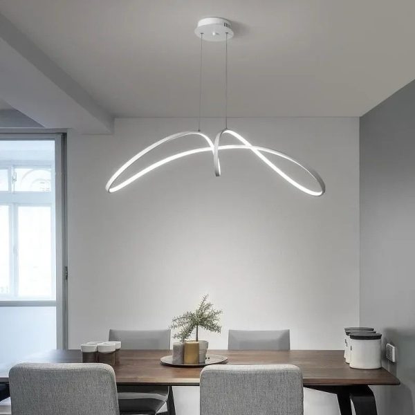 Lustra LED Lamon Telecomanda 108W lumina/rece/calda/neutra intensitate reglabila G3681 WT