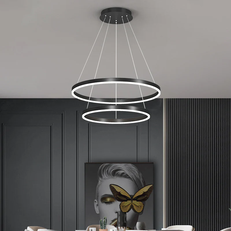 Lustra LED cu Telecomanda 100W lumina/rece/calda/neutra intensitate reglabila