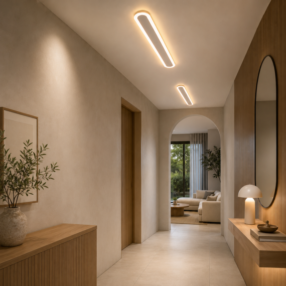 Aplica Tip Plafoniera LED 60cm 40W lumina/rece/calda/neutra