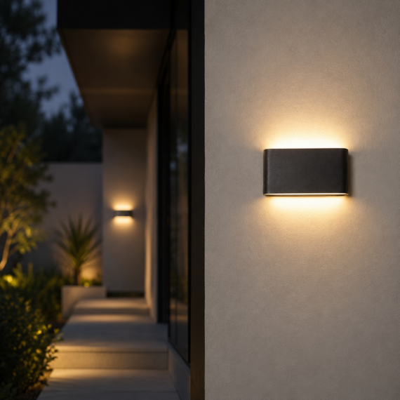 APLICA LED DE EXTERIORE 10W SH801 LUMINA CALDA