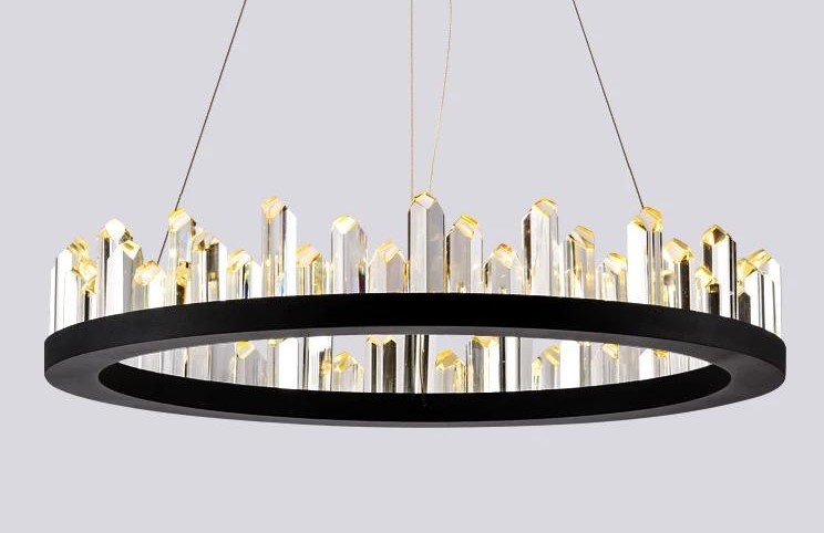 CANDELABRU ICE BLACK 136W