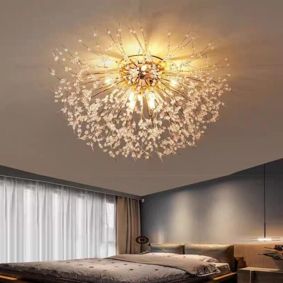 Lustra LED Moderna Cristal D35cm 4xG9