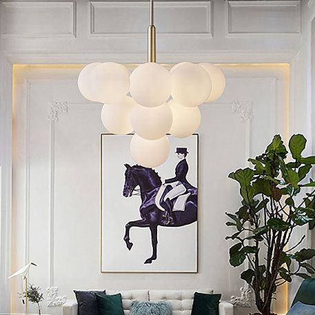 Lustra LED Suspendata Grape 13xGlob ALB-AURIU