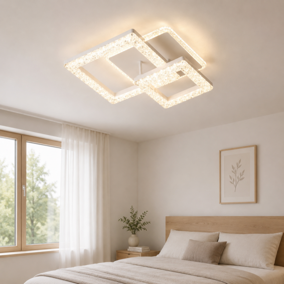 Lustra LED 120W D33cm cu Telecomanda wifi 2.4G cu lumina/rece/calda/neutra intensitate reglabila