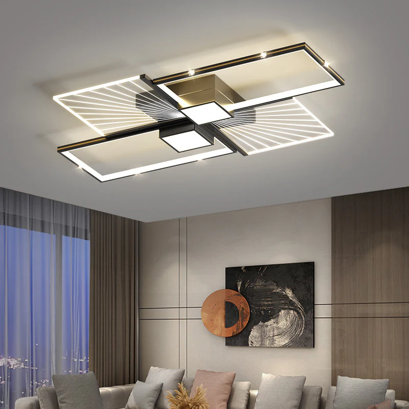 Lustra LED Cu Telecomanda, 3 Tipuri De Lumina 97W R9070/6,