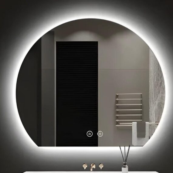 Oglinda LED Moon 60x54cm, Touch si Dezaburire