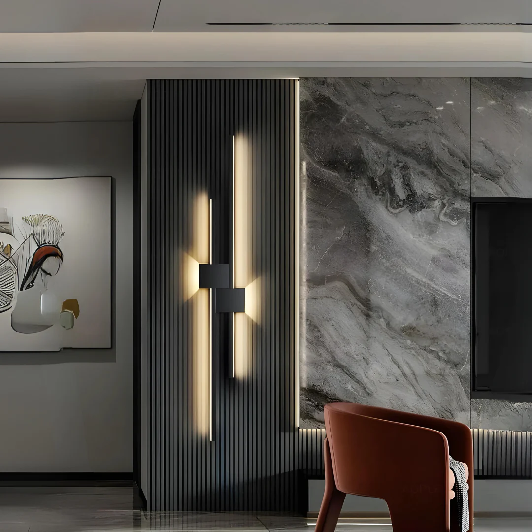 Aplica LED, 3 Tipuri De Lumina, 42W, Negru B199-2