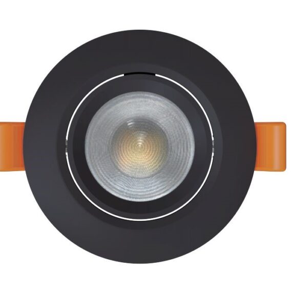 SPOT LED 3CCT NEGRU 6W 3 FUNCTII LUMINA