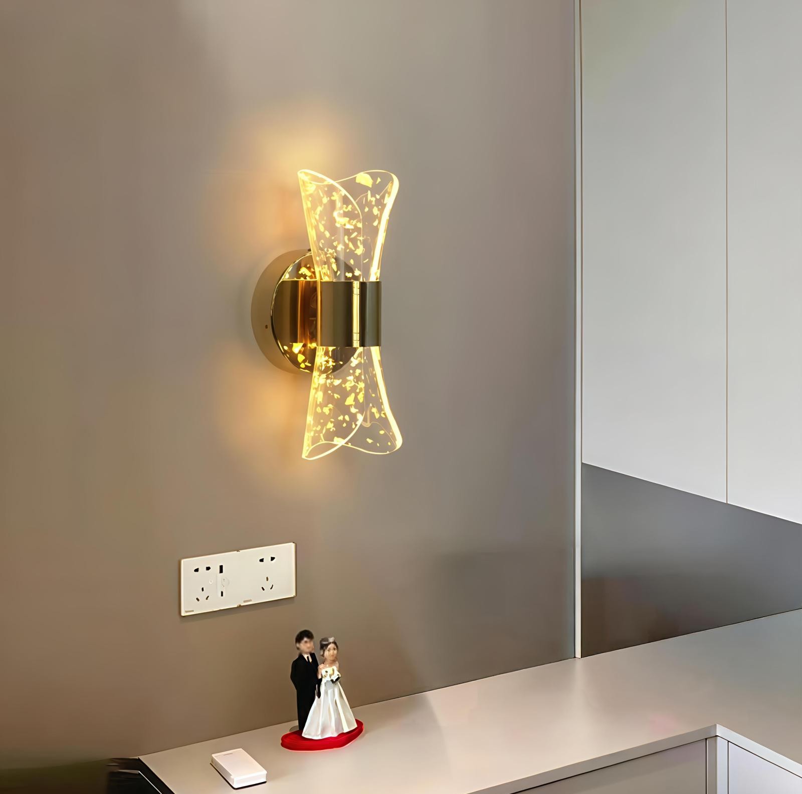 Aplica LED de Perete 8w Auriu 9329