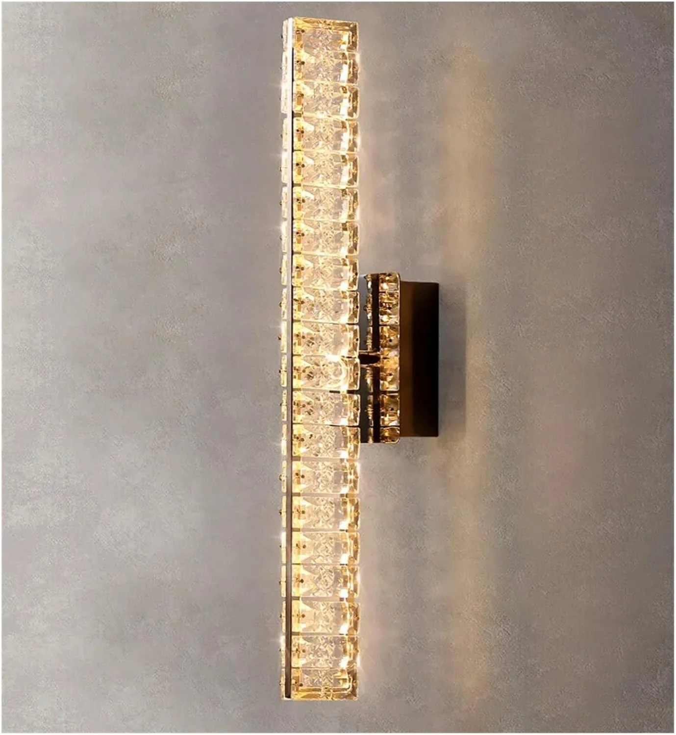 Aplica LED 6818 Textura Cristal 18W Auriu