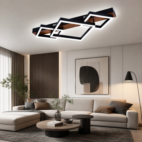 Lustra Cu Telecomanda 4211, 100W LED