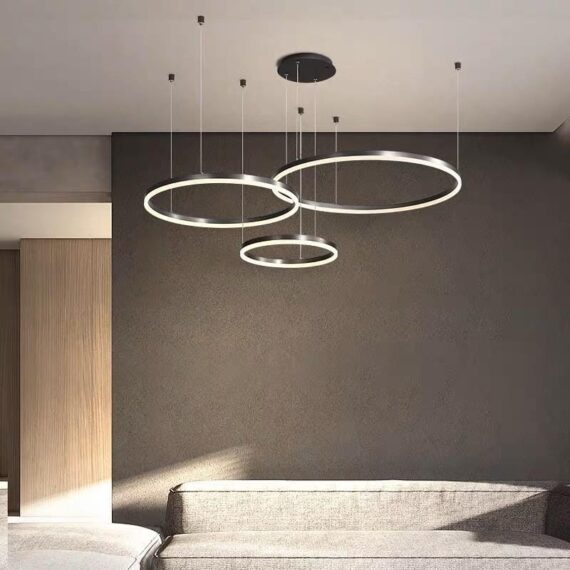 Lustra LED Maro 3cecuri 60cm+40cm+30cm Telecomanda