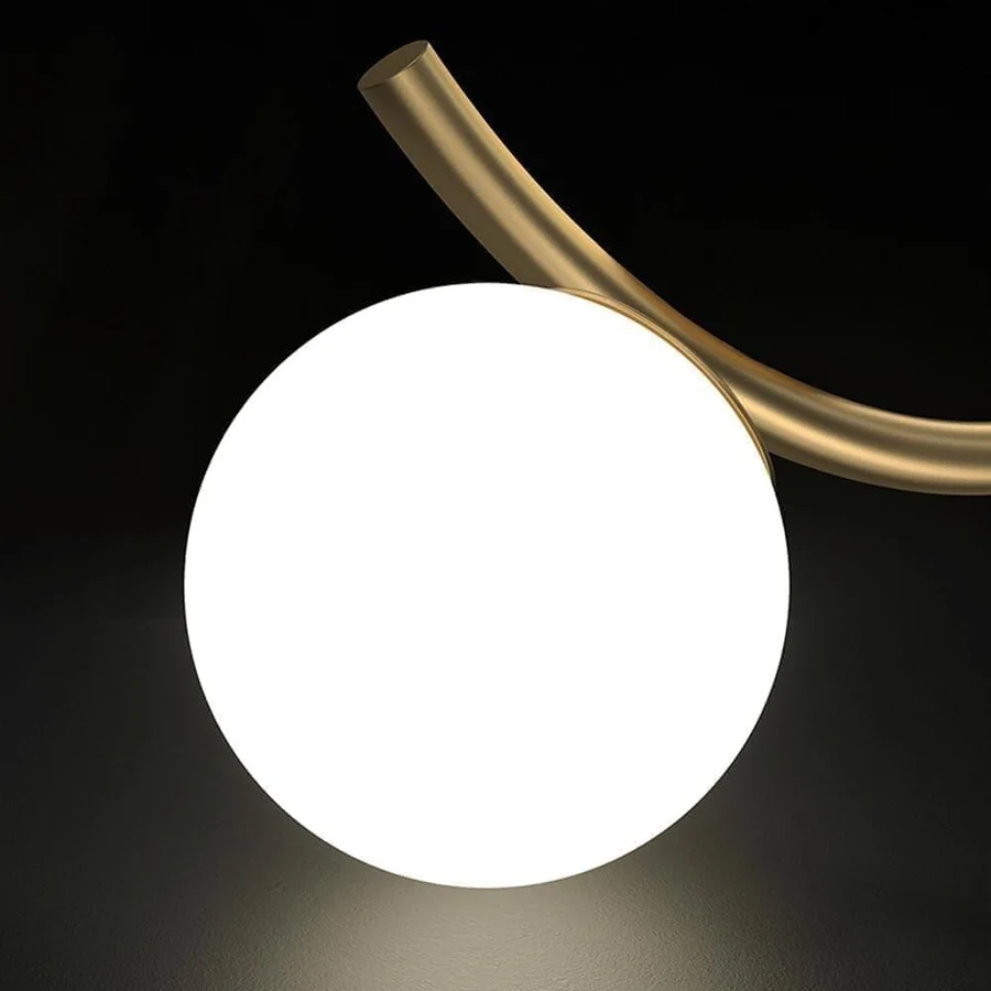 Lustra 596-2 Cu Abajururi 2 X E27 Auriu