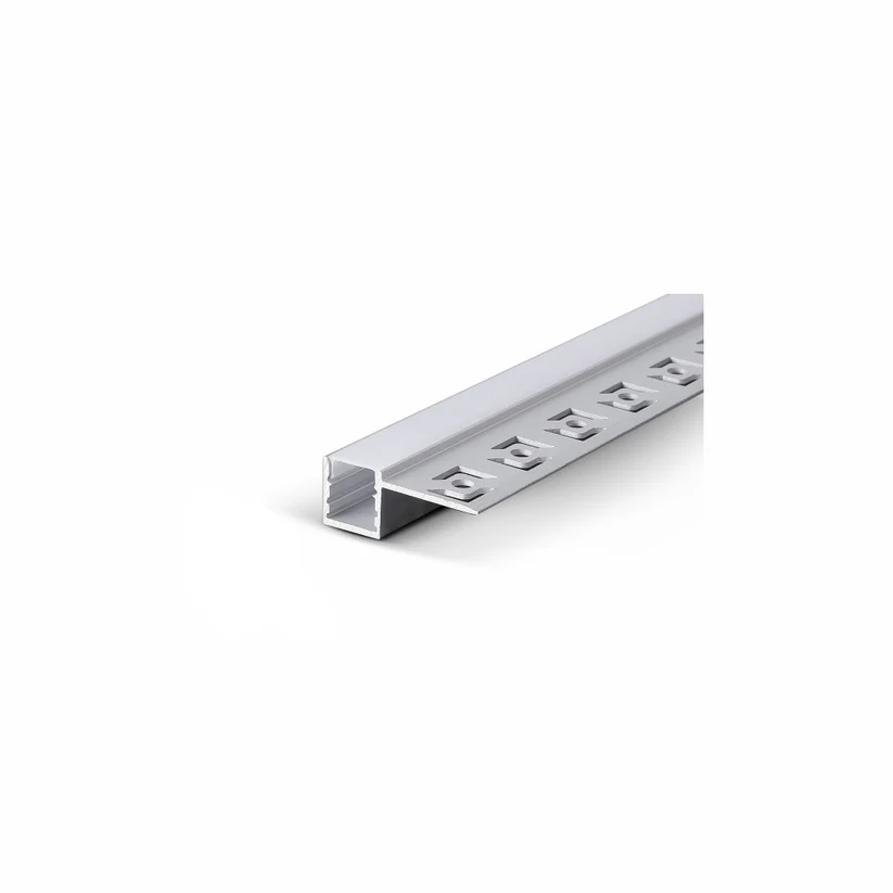 Profil LED De Capat, Incastrat, Finisaj Glet, Lungime 2m, Latime 1.3 cm