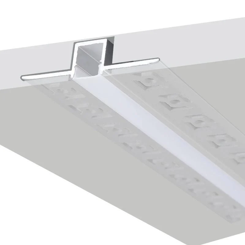 Profil LED Incastrat, Finisaj Glet, Lungime 2m, Latime 1.3 cm