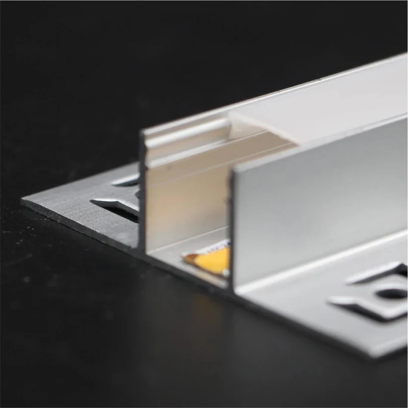 Profil LED Incastrat, Sub Tencuiala, Lungime 2m, Latime 1.5 cm