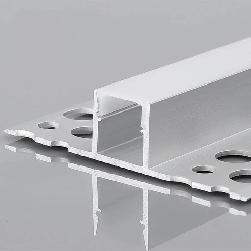 Profil LED Incastrat, Sub Tencuiala, Lungime 2m, Latime 1.5 cm