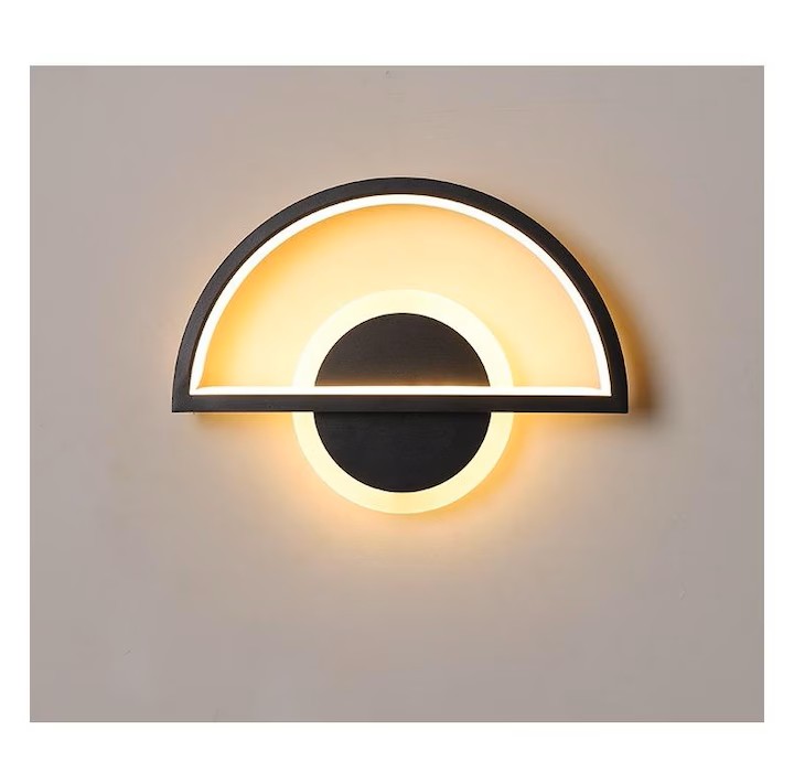 Aplica LED Negru Wall Mounted Perete 34W