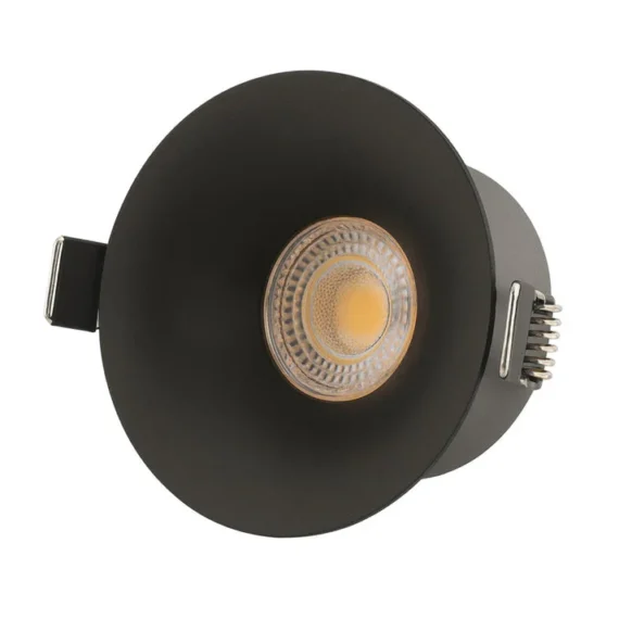 Spot COB LED, instalare ascunsa, Lumina Calda, 3000K, 18W, Negru