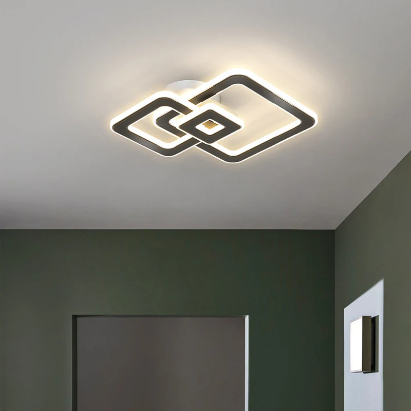 Aplica Tip Plafoniera LED Neagra 48W-8166