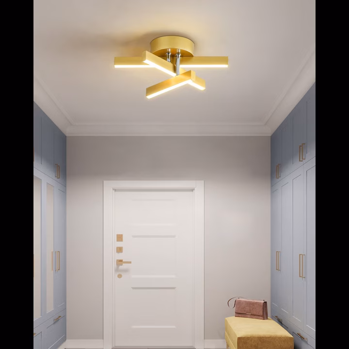 Aplica LED Auriu 24W 3 Tipuri Iluminat 9107