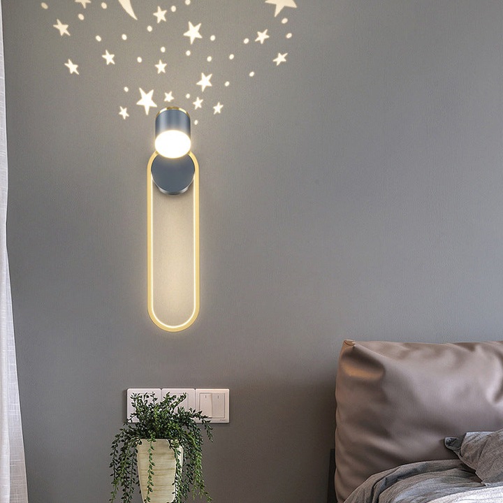 Aplica LED Perete 35W, 3Tipuri Iluminat 9117