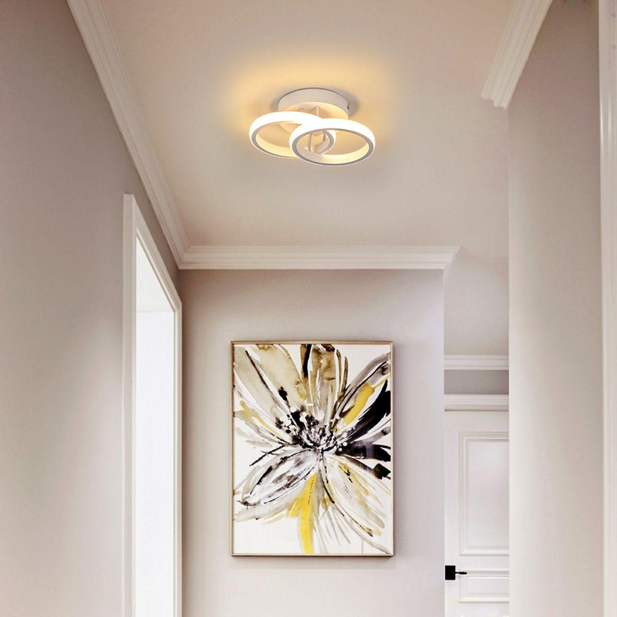 Aplica LED Tip Plafoniera Alba 3 Tipuri Iluminat