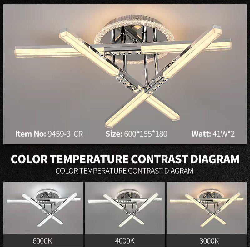 Lustră LED cu Design Elegant Intensitate Reglabila 9459-3