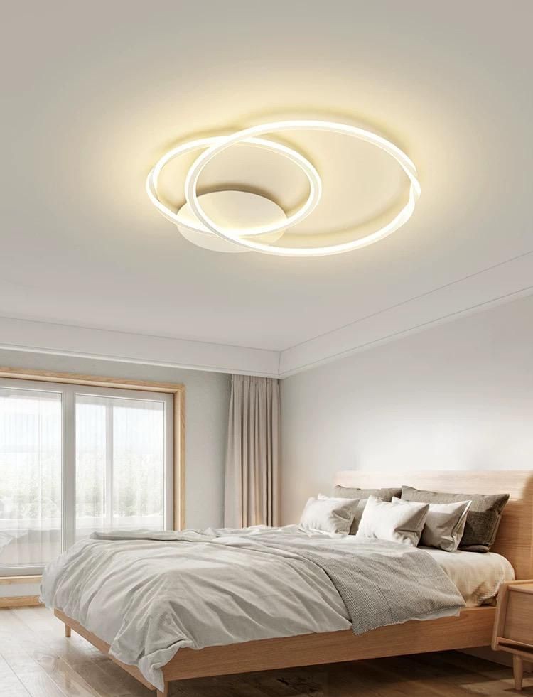 Lustra LED Cu Telecomanda Alb 3936-150W Design Elegant
