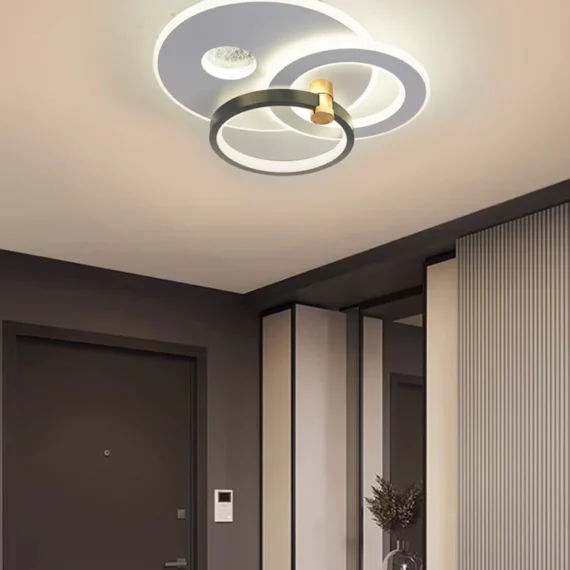 Aplica LED 3 Tipuri De Lumina, 66W, Alb/Negru 9222-300