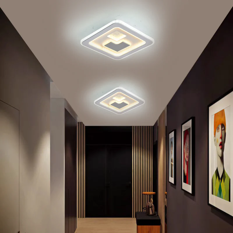 Aplica LED 9114-240, 3 Tipuri De Lumina, 74W, Alb/Gri