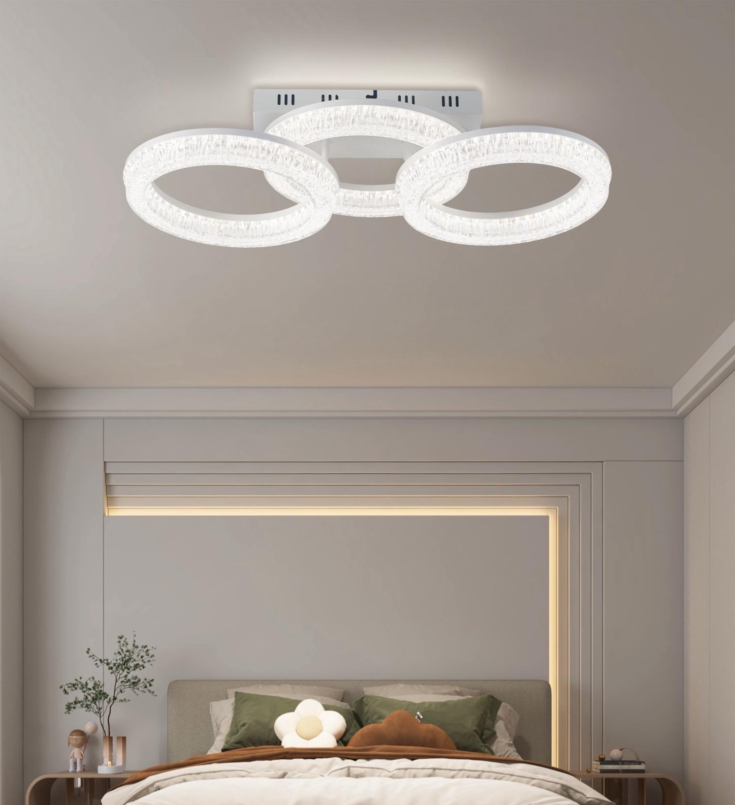Lustra LED cu Telecomanda Design Modern 120W-K2536/3
